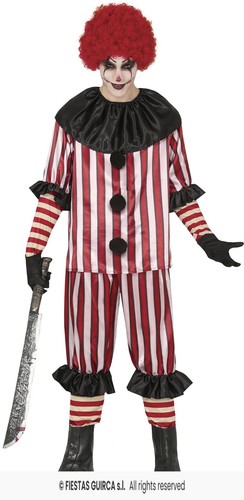 Costume uomo clown - uomo, pagliaccio