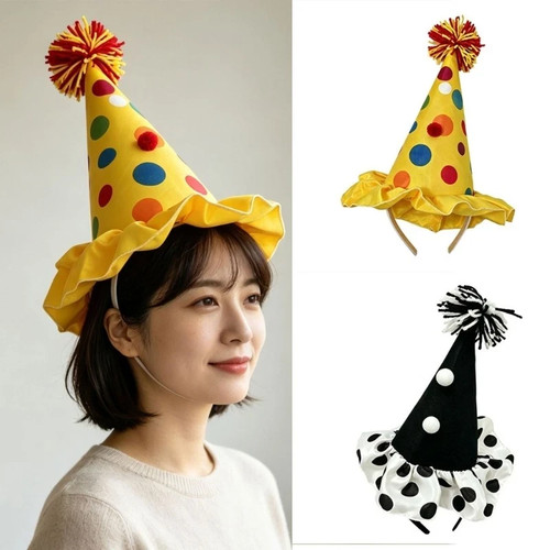 Costume festa clown cappello - clown,