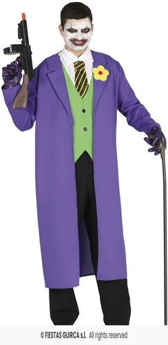 Costume uomo joker clown - costume,