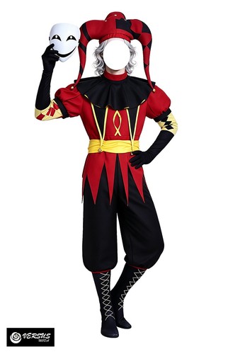 Costume clown giullare - clown,