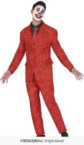 Costume uomo joker clown smile - uomo,