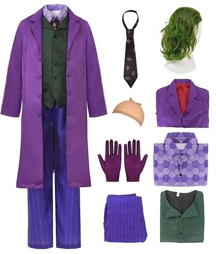 Costume joker viola - joker, bambino