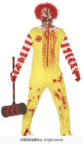 Costume uomo clown - costume, pagliaccio