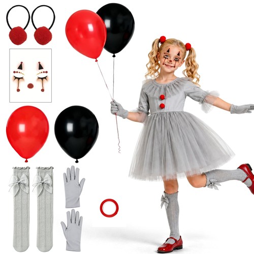 Costume clown per bambina - costume, da